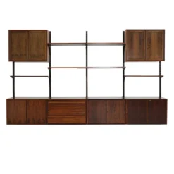Étagères modulaires par Poul Cadovius, palissandre, années 1970