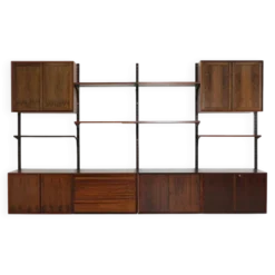 Étagères modulaires par Poul Cadovius, palissandre, années 1970