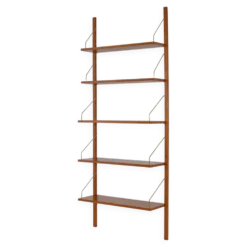 Étagères modulaires, placage de teck, Danemark, années 1970