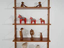 Étagères modulaires, placage de teck, Danemark, années 1970