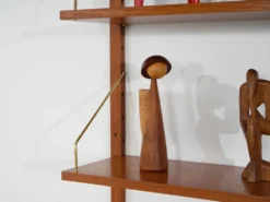 Étagères modulaires, placage de teck, Danemark, années 1970