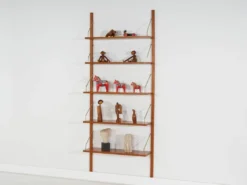 Étagères modulaires, placage de teck, Danemark, années 1970