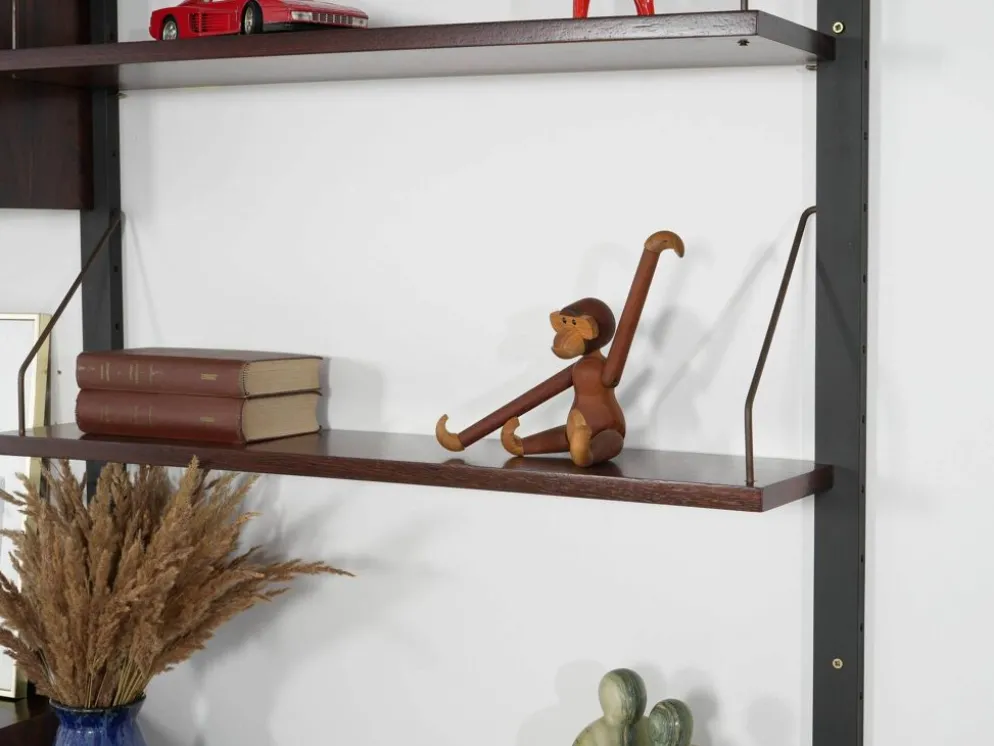 Étagères modulaires PS, placage en acajou, danois, années 1960