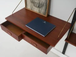 Étagères modulaires PS System – Placage de teck, design danois, années 1970