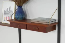 Étagères modulaires PS System – Placage de teck, design danois, années 1970