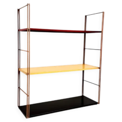 Étagère string en métal vintage, vers 1960