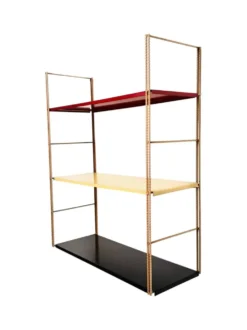 Étagère string en métal vintage, vers 1960