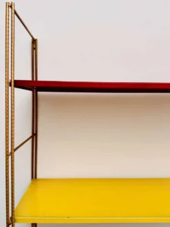 Étagère string en métal vintage, vers 1960