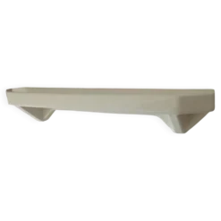 Étagère tablette murale ancienne Lyon Vaise art déco 1930 en céramique