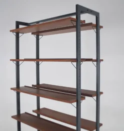 Étagère vintage autoportante conçue par Olof Pira pour Planmöbel, années 1960.