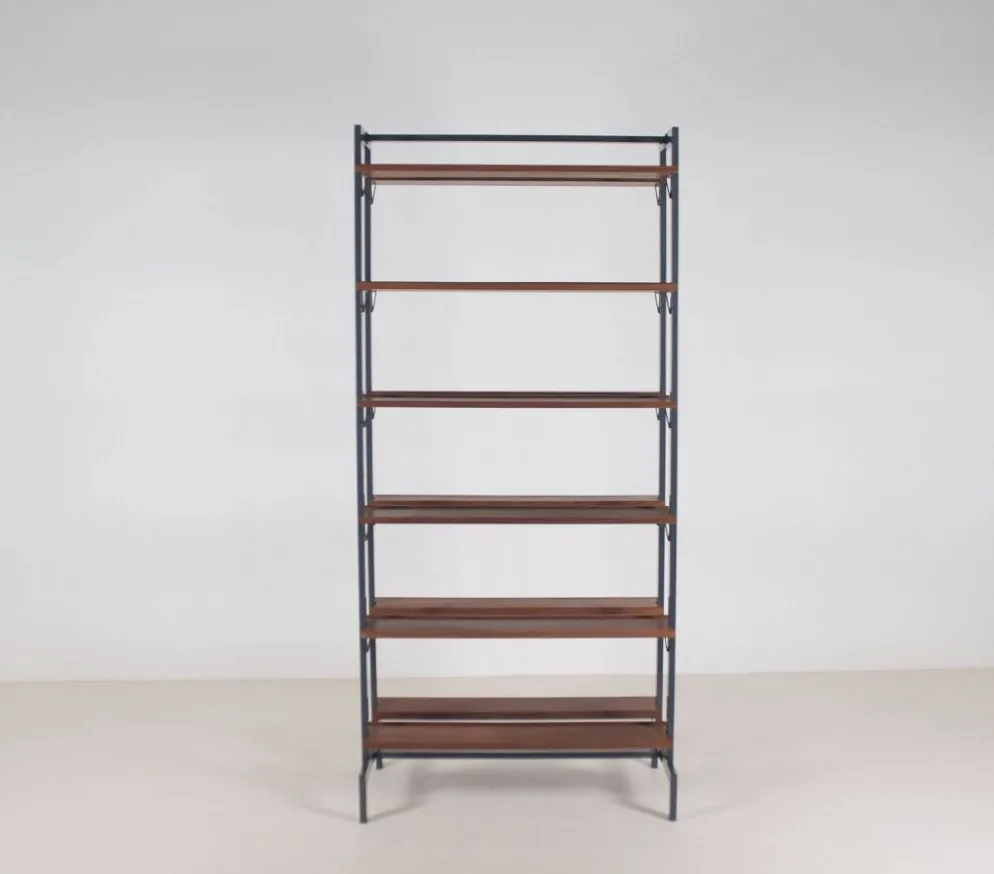Étagère vintage autoportante conçue par Olof Pira pour Planmöbel, années 1960.