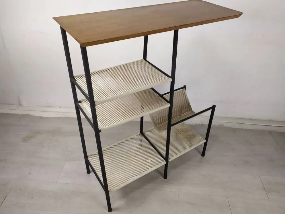 Étagère vintage corde