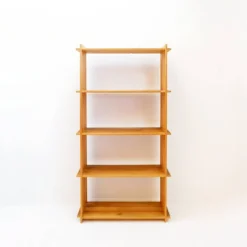 Étagère vintage en pin dans le style de Maison Regain, années 1980