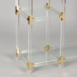 Étagère vintage en plexiglas par Charles Hollis Jones, années 1970
