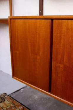 Étagère vintage en teck Poul Cadovius Cado Mid-Century