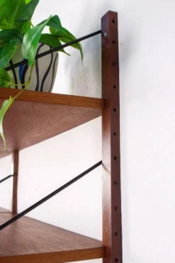 Étagère vintage en teck Poul Cadovius Cado Mid-Century