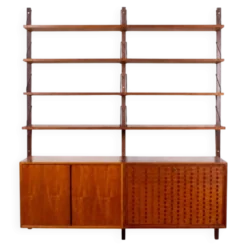 Étagère vintage en teck Poul Cadovius Cado Mid-Century