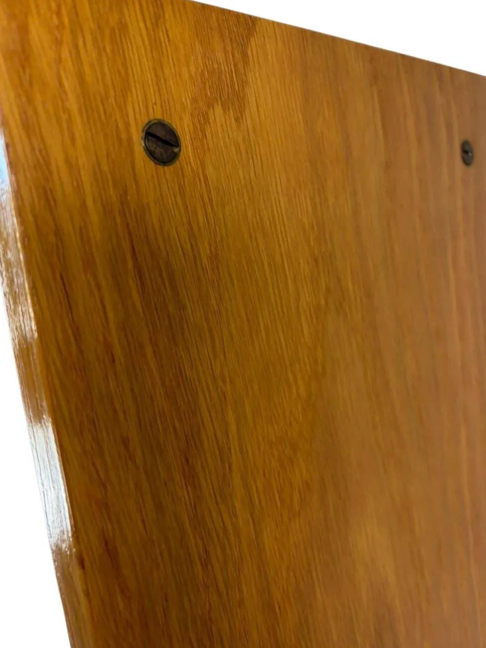 Étagère/vitrine/meuble de collection vintage en bois peu profond