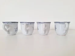 Tasse à café bleu Niderviller 1970 - 1980