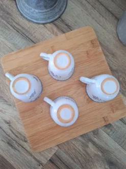 Tasse à café bleu Niderviller 1970 - 1980