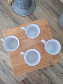 Tasse à café bleu Niderviller 1970 - 1980