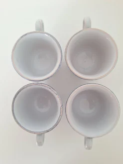 Tasse à café bleu Niderviller 1970 - 1980