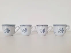Tasse à café bleu Niderviller 1970 - 1980
