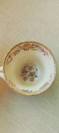 Tasse et soucoupe Sarreguemines Minton