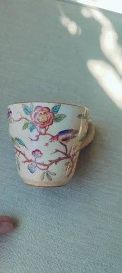 Tasse et soucoupe Sarreguemines Minton