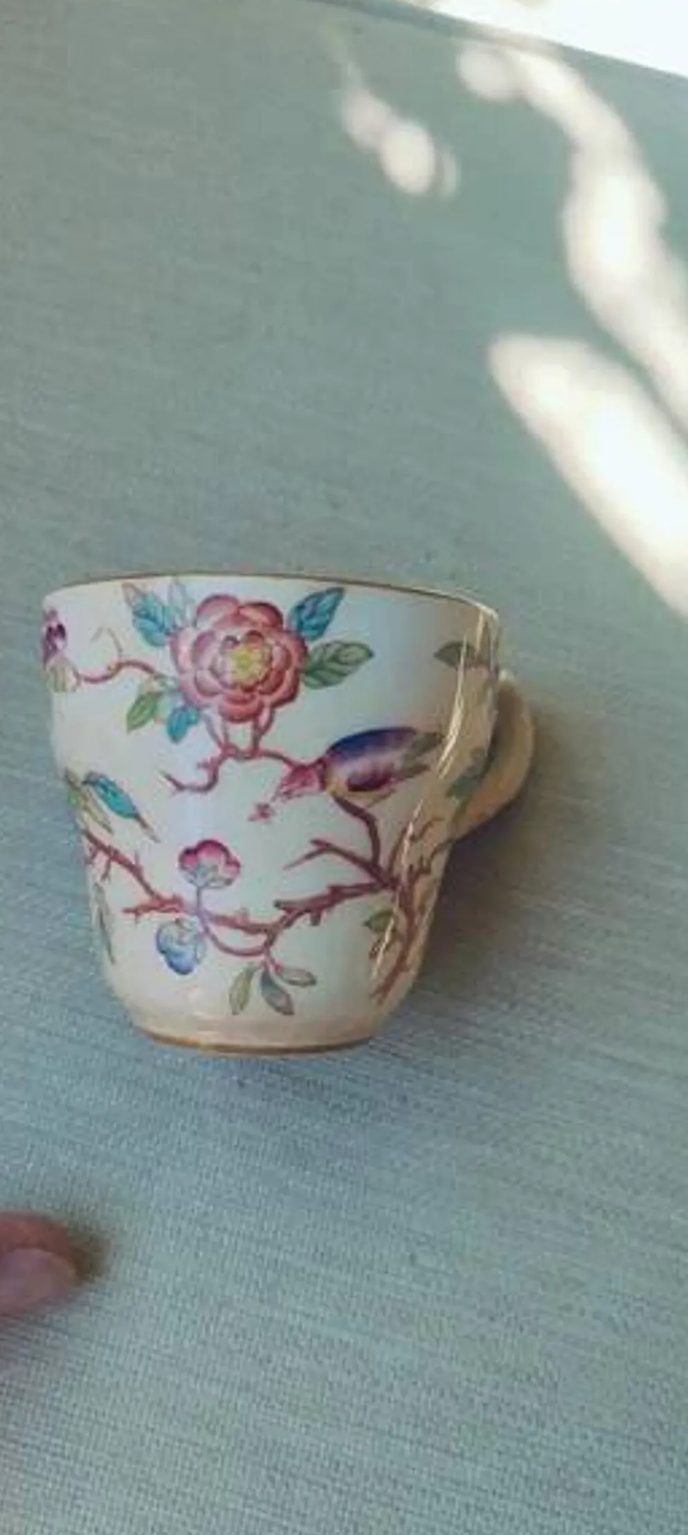 Tasse et soucoupe Sarreguemines Minton