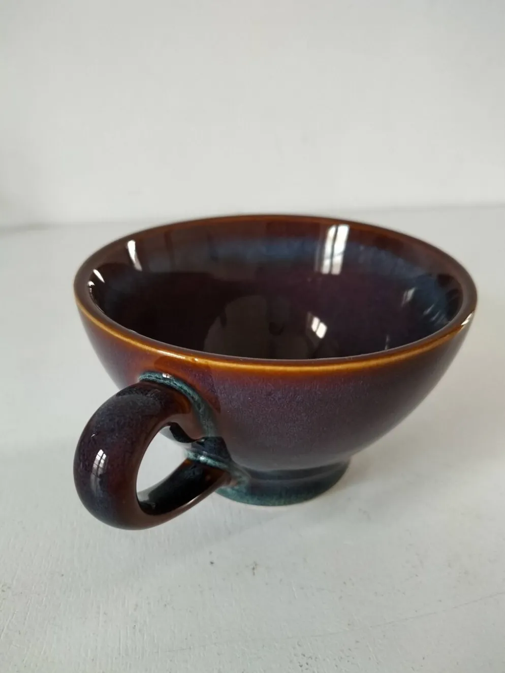 Tasse grès moucheté