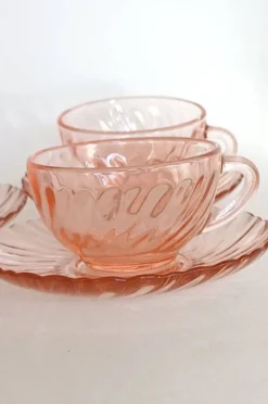 Tasses a café modèle rosaline