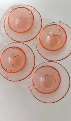 Tasses a café modèle rosaline