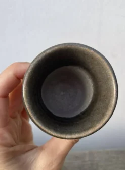 6 tasses à café en céramique terre cuite