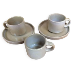 Tasses à café en grès