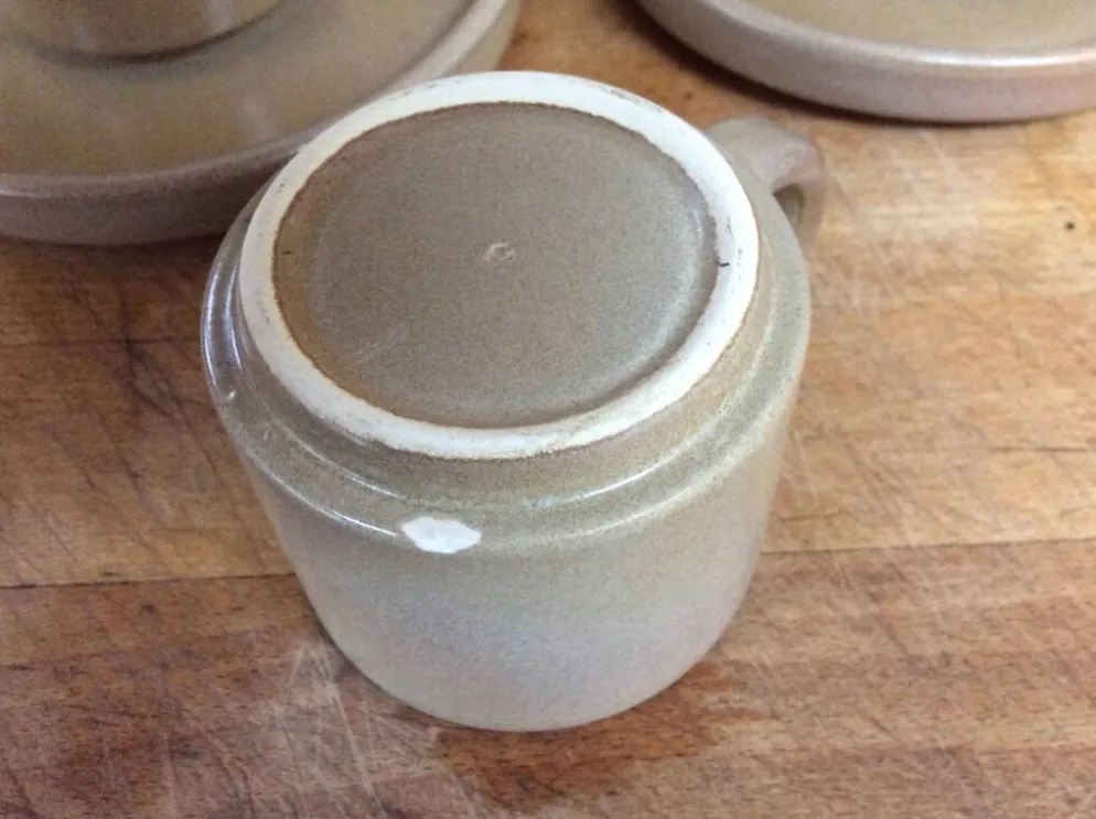 Tasses à café en grès