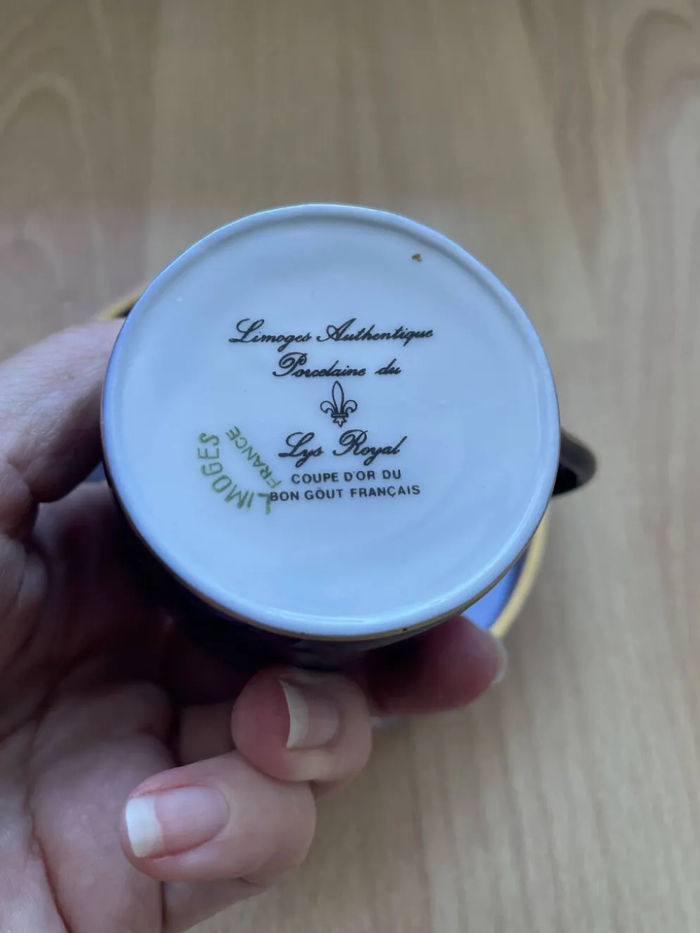 Tasses à café en porcelaine de Limoges