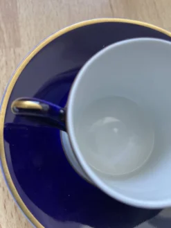 Tasses à café en porcelaine de Limoges