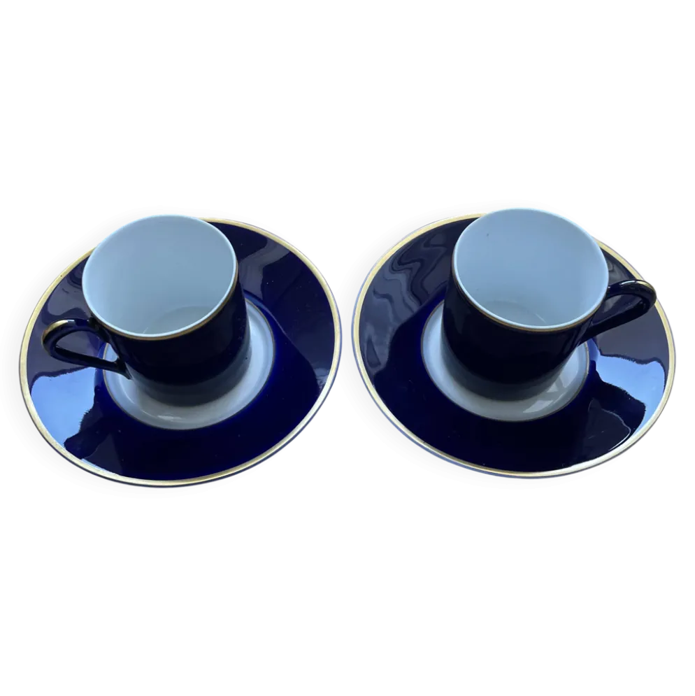 Tasses à café en porcelaine de Limoges