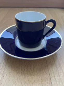 Tasses à café en porcelaine de Limoges