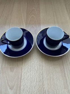 Tasses à café en porcelaine de Limoges