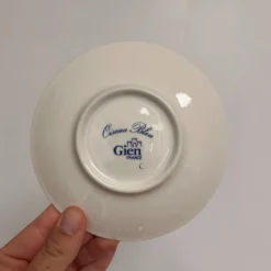 4 tasses à café Gien Oiseau Bleu