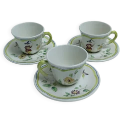 Tasses à café Longchamp Moustiers