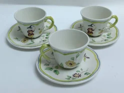 Tasses à café Longchamp Moustiers
