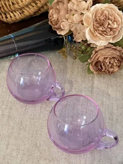 Tasses à café ou sangria en verre