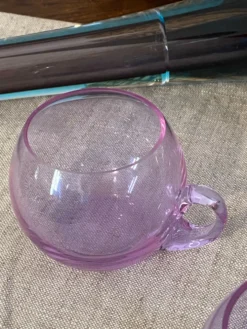 Tasses à café ou sangria en verre