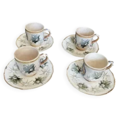 Tasses à café Wasmuël XIXeme
