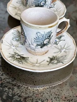 Tasses à café Wasmuël XIXeme