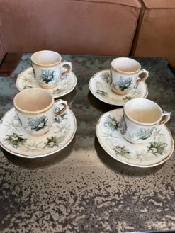 Tasses à café Wasmuël XIXeme