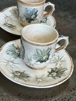 Tasses à café Wasmuël XIXeme